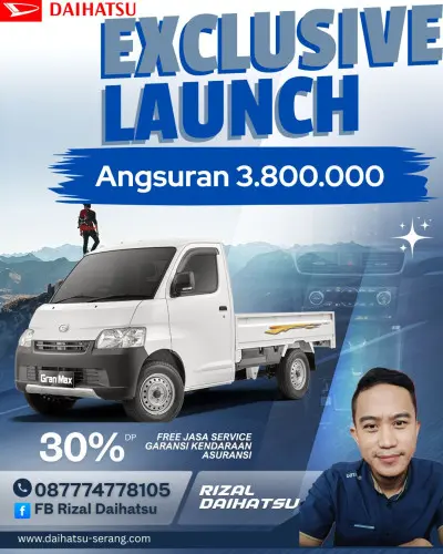 Promo Daihatsu Gran Max Pick Up Serang